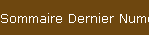 Sommaire Dernier Numéro